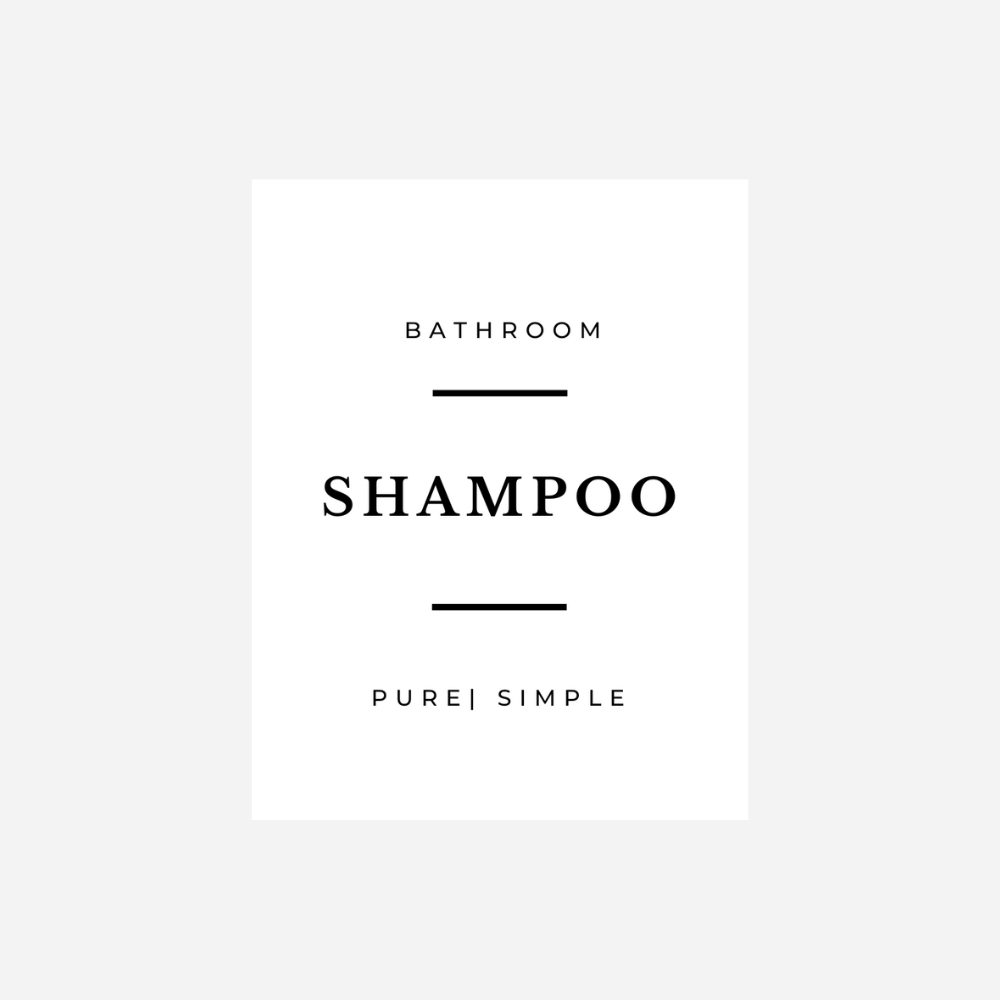 'Shampoo' Label