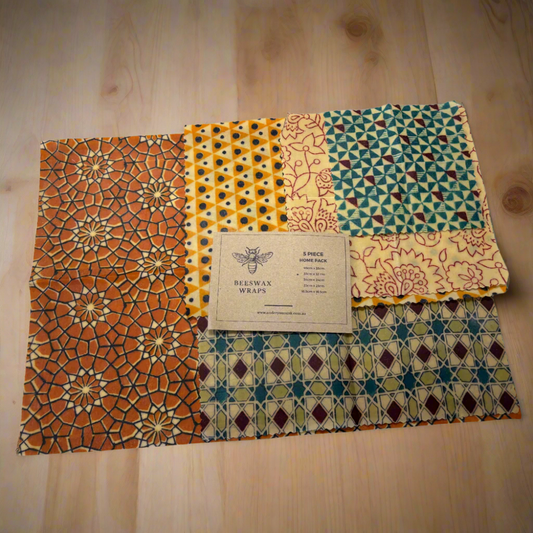 5-Piece Beeswax Wrap Set
