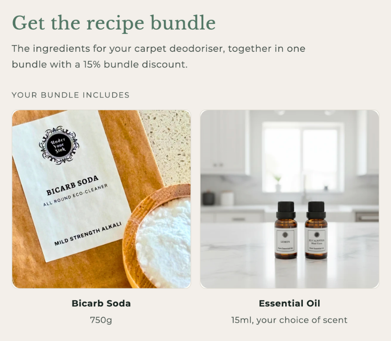 Carpet Deodoriser Recipe Bundle