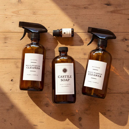 500ml amber glass spray bottle