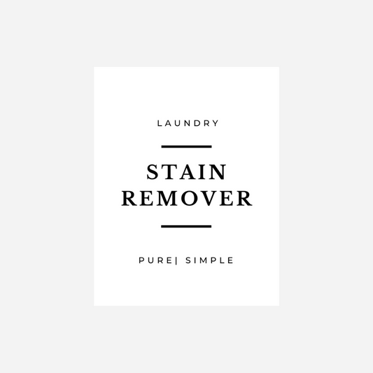 'Stain Remover' Label
