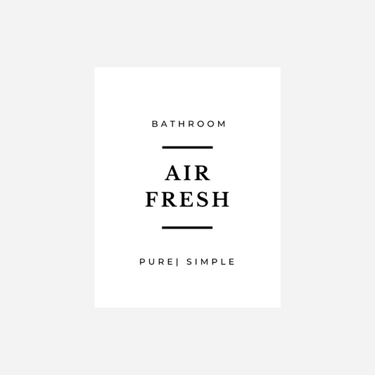 'Air Fresh' Label