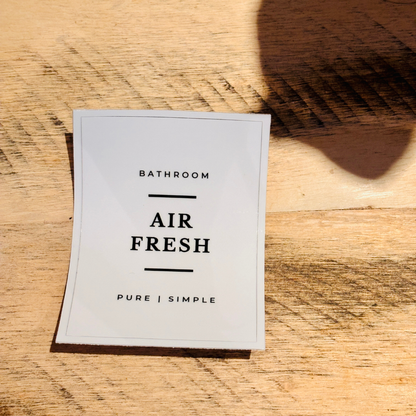 Spray Bottle Labels