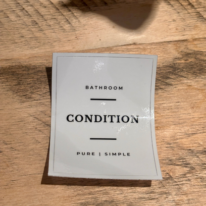 Pump Bottle Labels