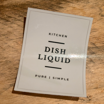 Pump Bottle Labels
