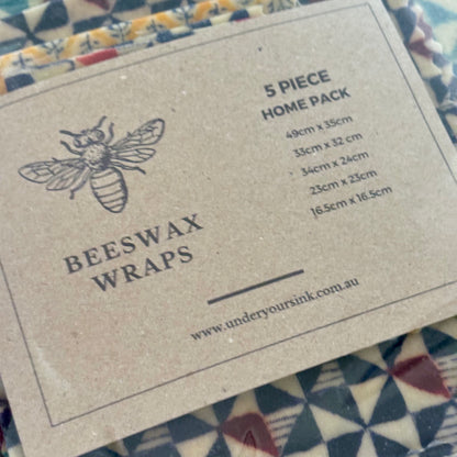 5-Piece Beeswax Wrap Set