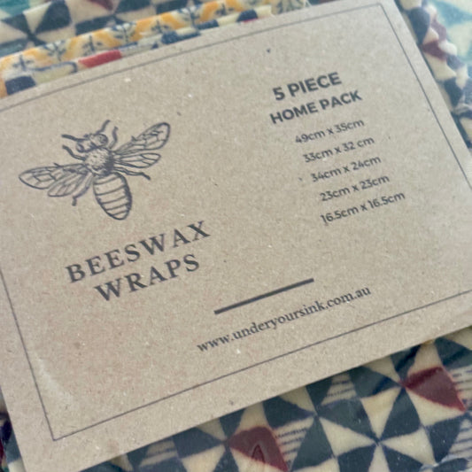 5-Piece Beeswax Wrap Set