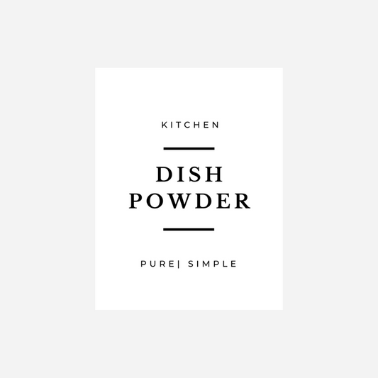 'Dish Powder' Label