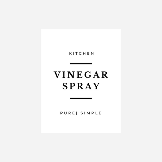 'Vinegar Spray' Label