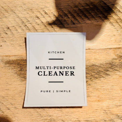 Spray Bottle Labels