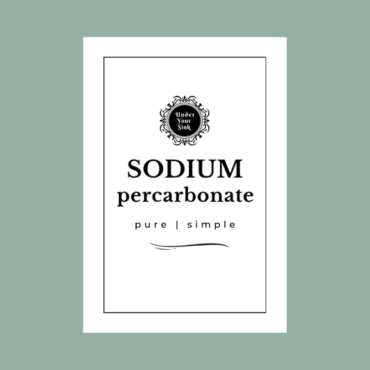 'Sodium Percarbonate' Label
