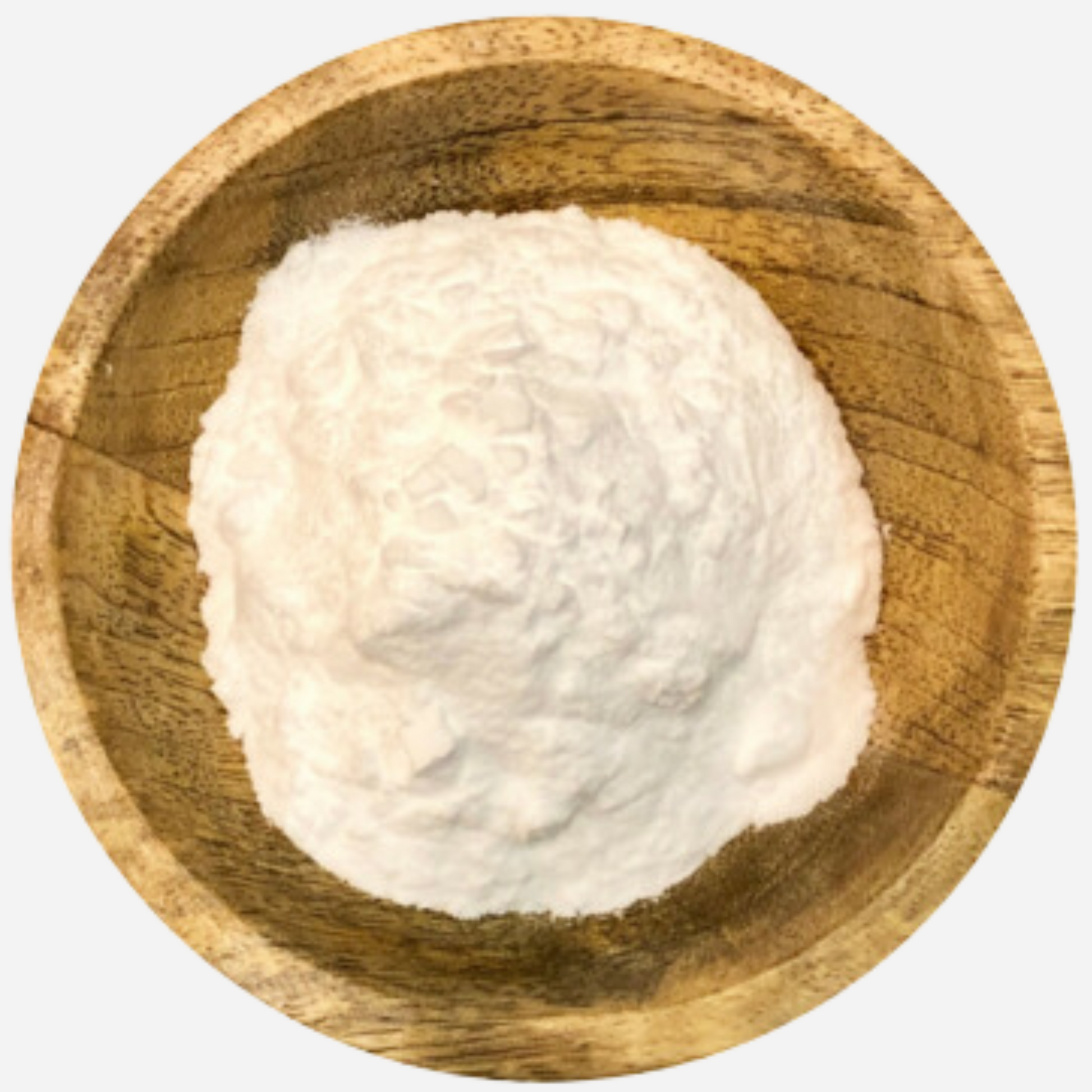 Bicarb Soda powder in a bowl. Sodium Bicarbonate or baking soda (same thing)