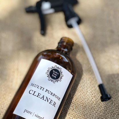 500ml Spray Bottle with Industrial Trigger - Amber Glass